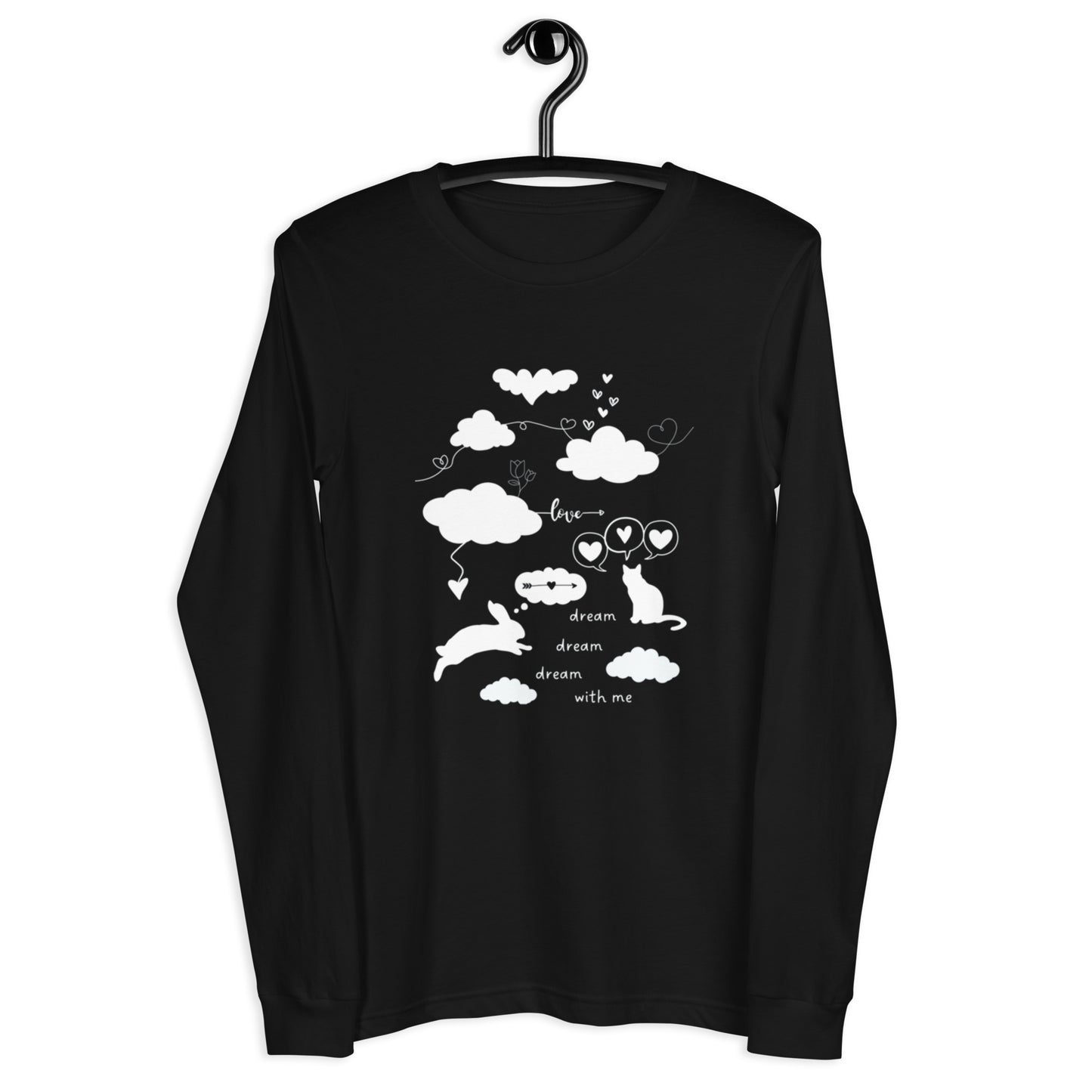 Dream With Me - Unisex Long Sleeve Cotton T-Shirt