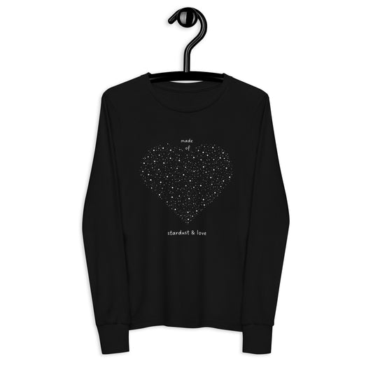 Stardust And Love - Youth Long Sleeve Cotton T-Shirt