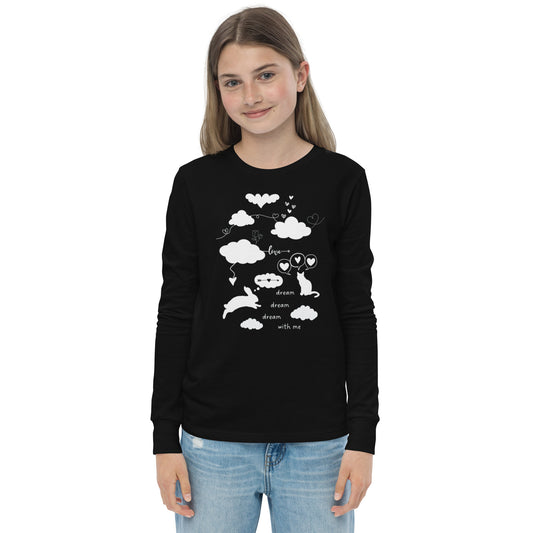 Dream With Me - Youth Long Sleeve Cotton T-Shirt