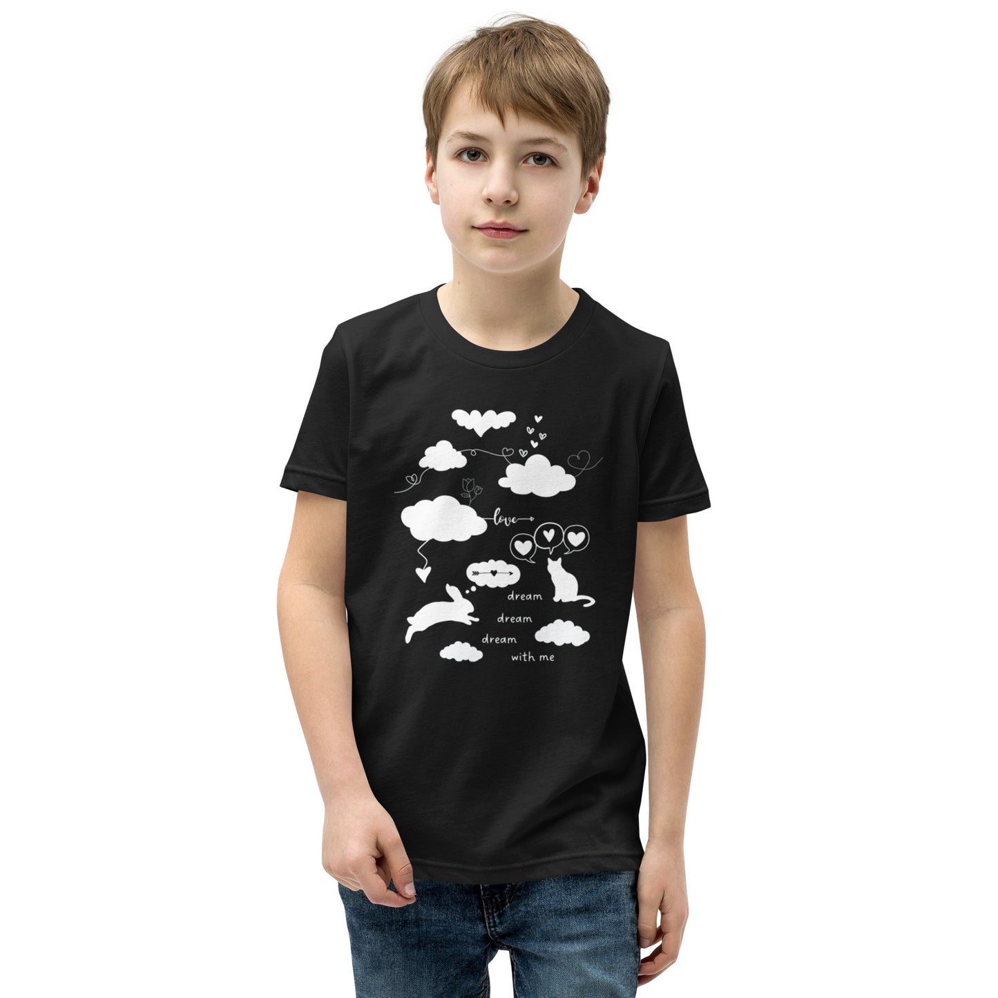 Dream With Me - Youth Short Sleeve Cotton T-Shirt